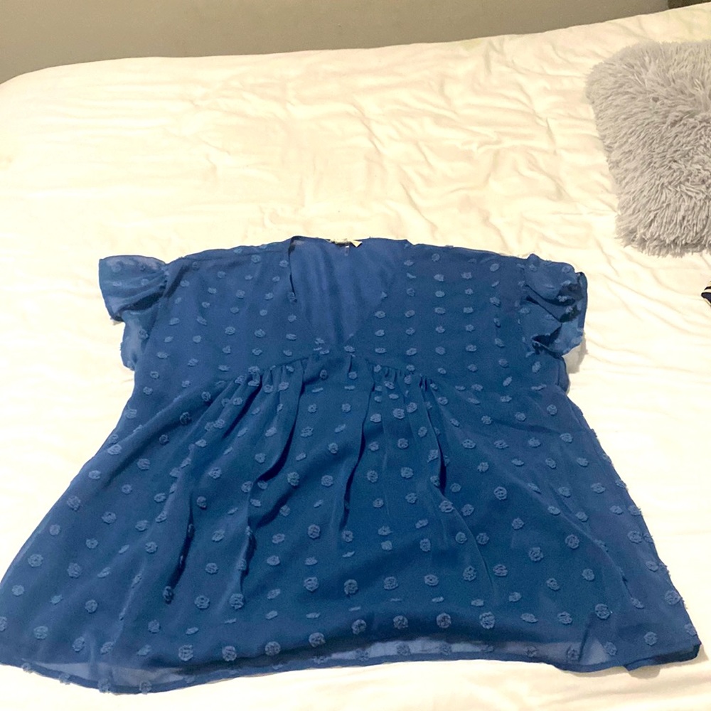 Blue Babydoll shirt